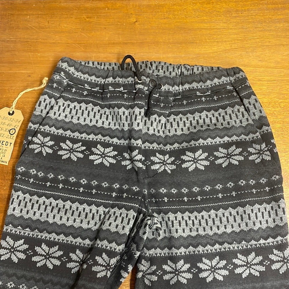 Kennedy Denim Sweatpants Black/Gray Men’s Size Small - Picture 4 of 9